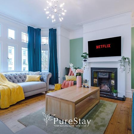 Incredible - Five Bedroom - 7 Actual Beds - 6 Bathroom House By Purestay - Central Bath With Parking Exterior foto
