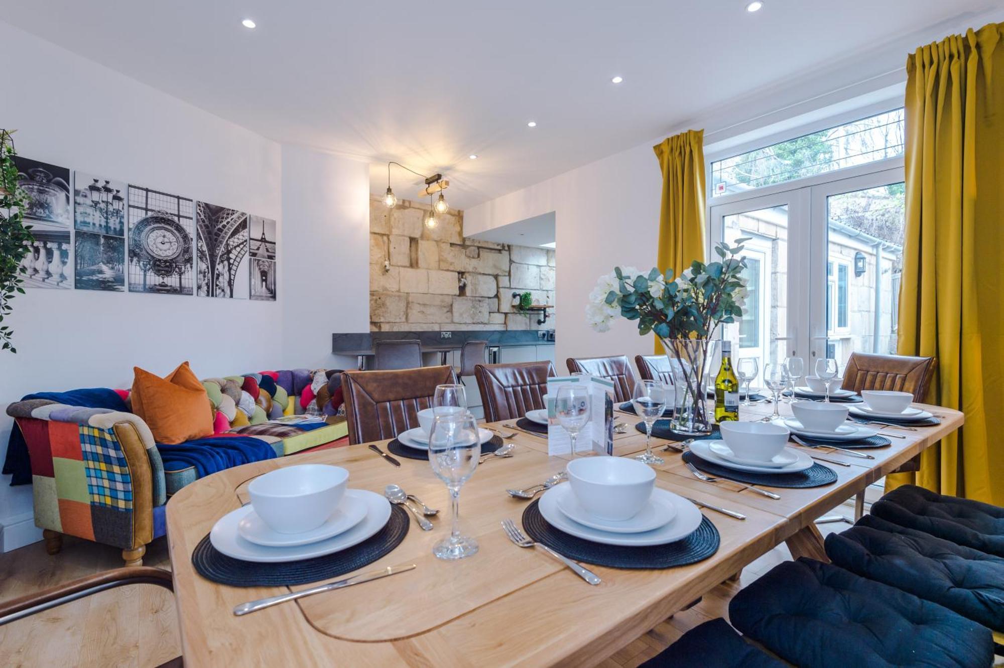Incredible - Five Bedroom - 7 Actual Beds - 6 Bathroom House By Purestay - Central Bath With Parking Exterior foto