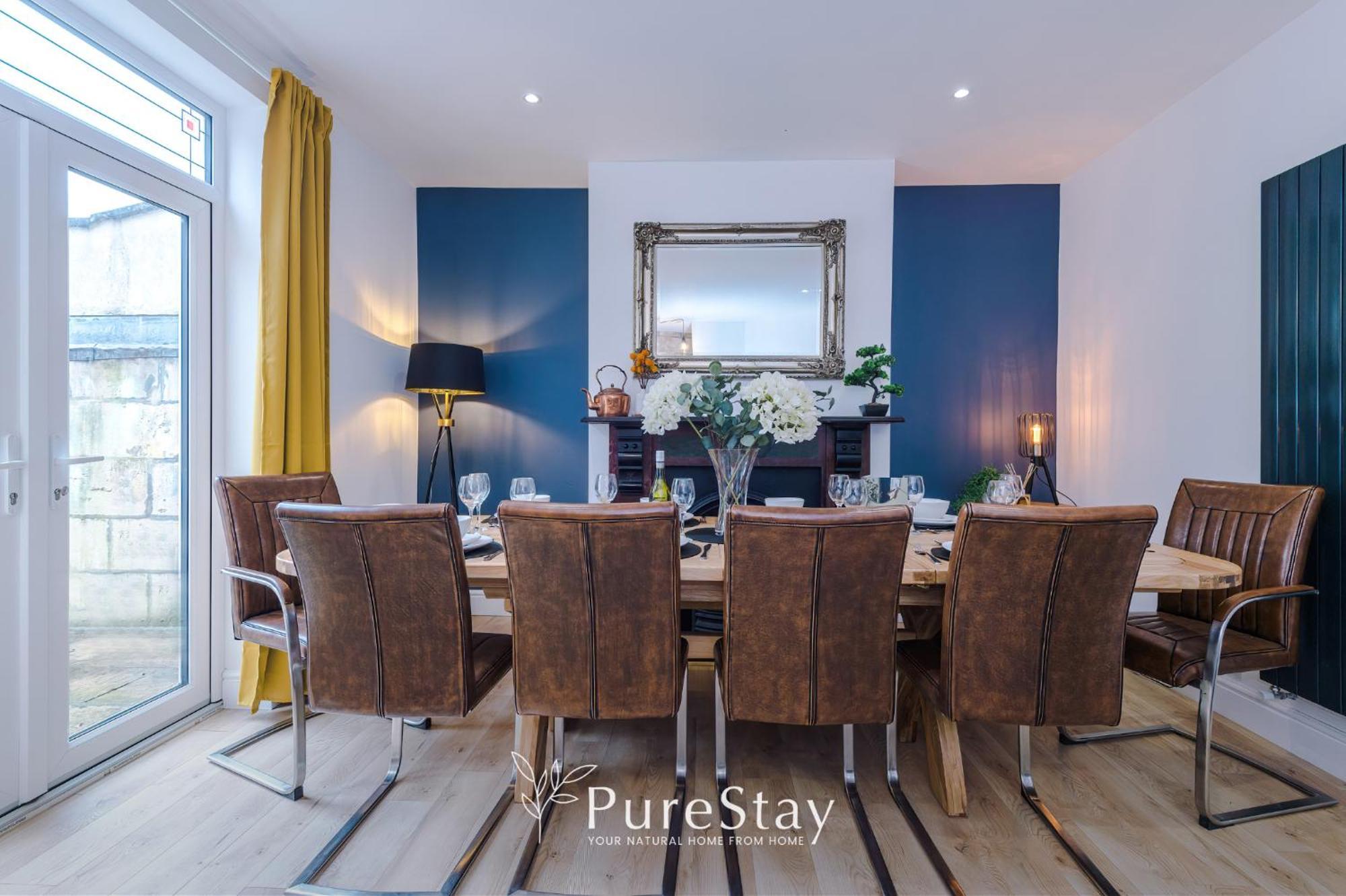 Incredible - Five Bedroom - 7 Actual Beds - 6 Bathroom House By Purestay - Central Bath With Parking Exterior foto